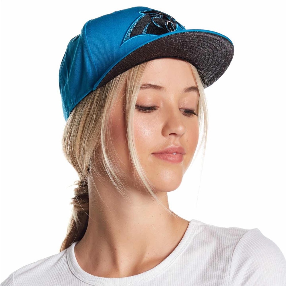 NFL New Era Carolina Panthers Glisten SnapBack